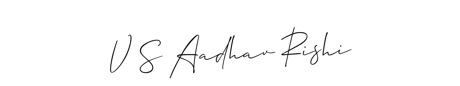 Once you've used our free online signature maker to create your best signature Allison_Script style, it's time to enjoy all of the benefits that V S Aadhav Rishi name signing documents. V S Aadhav Rishi signature style 2 images and pictures png