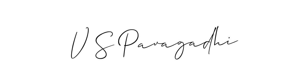 You can use this online signature creator to create a handwritten signature for the name V S Pavagadhi. This is the best online autograph maker. V S Pavagadhi signature style 2 images and pictures png
