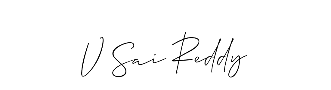 Here are the top 10 professional signature styles for the name V Sai Reddy. These are the best autograph styles you can use for your name. V Sai Reddy signature style 2 images and pictures png