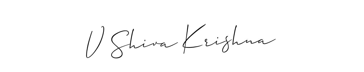 Check out images of Autograph of V Shiva Krishna name. Actor V Shiva Krishna Signature Style. Allison_Script is a professional sign style online. V Shiva Krishna signature style 2 images and pictures png