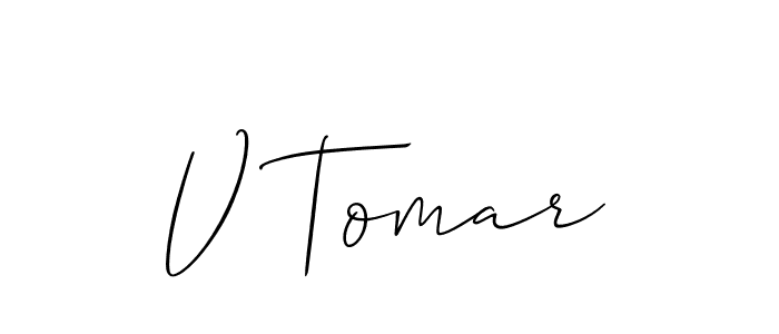 See photos of V Tomar official signature by Spectra . Check more albums & portfolios. Read reviews & check more about Allison_Script font. V Tomar signature style 2 images and pictures png