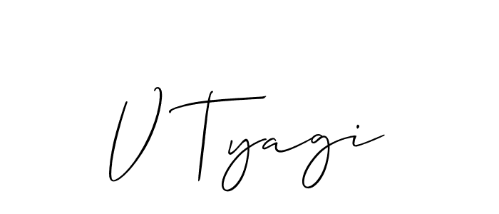 Here are the top 10 professional signature styles for the name V Tyagi. These are the best autograph styles you can use for your name. V Tyagi signature style 2 images and pictures png