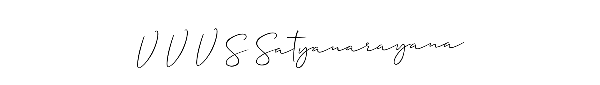 V V V S Satyanarayana stylish signature style. Best Handwritten Sign (Allison_Script) for my name. Handwritten Signature Collection Ideas for my name V V V S Satyanarayana. V V V S Satyanarayana signature style 2 images and pictures png