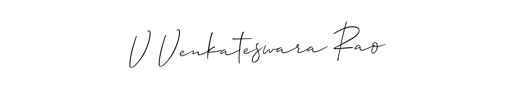 Also You can easily find your signature by using the search form. We will create V Venkateswara Rao name handwritten signature images for you free of cost using Allison_Script sign style. V Venkateswara Rao signature style 2 images and pictures png