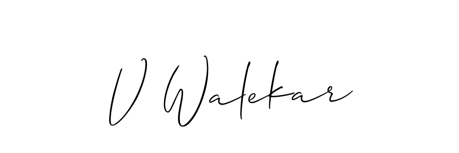You can use this online signature creator to create a handwritten signature for the name V Walekar. This is the best online autograph maker. V Walekar signature style 2 images and pictures png