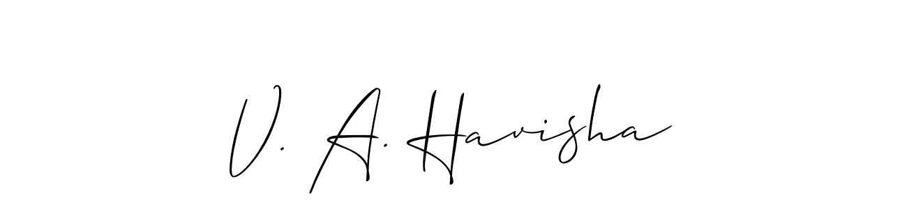 See photos of V. A. Havisha official signature by Spectra . Check more albums & portfolios. Read reviews & check more about Allison_Script font. V. A. Havisha signature style 2 images and pictures png