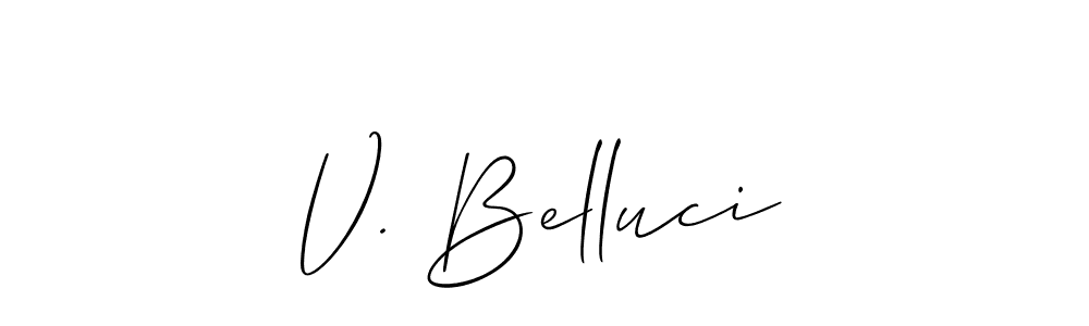 Once you've used our free online signature maker to create your best signature Allison_Script style, it's time to enjoy all of the benefits that V. Belluci name signing documents. V. Belluci signature style 2 images and pictures png