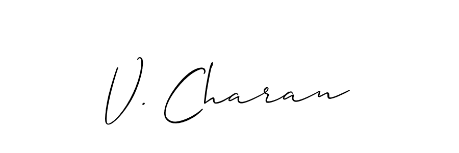 Once you've used our free online signature maker to create your best signature Allison_Script style, it's time to enjoy all of the benefits that V. Charan name signing documents. V. Charan signature style 2 images and pictures png