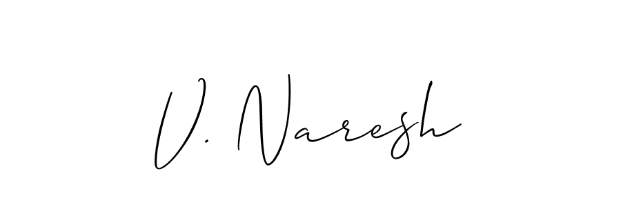 Once you've used our free online signature maker to create your best signature Allison_Script style, it's time to enjoy all of the benefits that V. Naresh name signing documents. V. Naresh signature style 2 images and pictures png