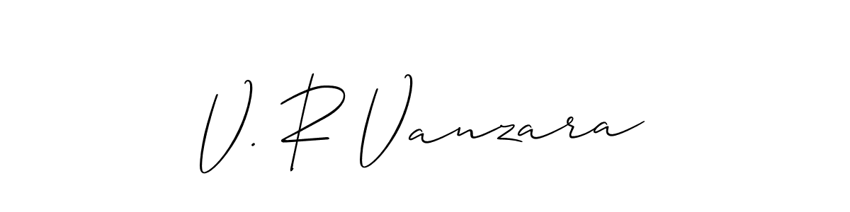 Here are the top 10 professional signature styles for the name V. R Vanzara. These are the best autograph styles you can use for your name. V. R Vanzara signature style 2 images and pictures png