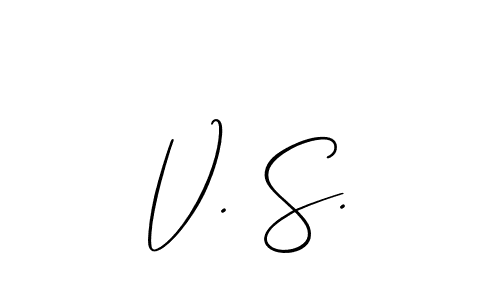 Check out images of Autograph of V. S. name. Actor V. S. Signature Style. Allison_Script is a professional sign style online. V. S. signature style 2 images and pictures png