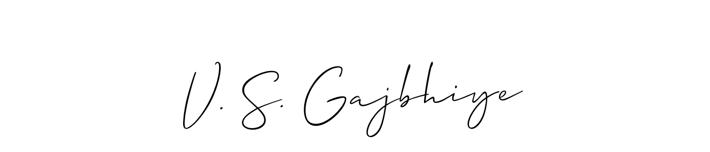 Make a beautiful signature design for name V. S. Gajbhiye. Use this online signature maker to create a handwritten signature for free. V. S. Gajbhiye signature style 2 images and pictures png