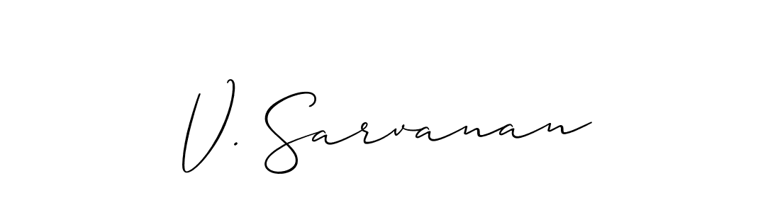 Make a beautiful signature design for name V. Sarvanan. Use this online signature maker to create a handwritten signature for free. V. Sarvanan signature style 2 images and pictures png