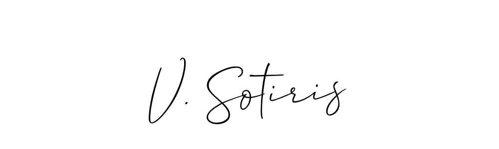 Make a beautiful signature design for name V. Sotiris. Use this online signature maker to create a handwritten signature for free. V. Sotiris signature style 2 images and pictures png