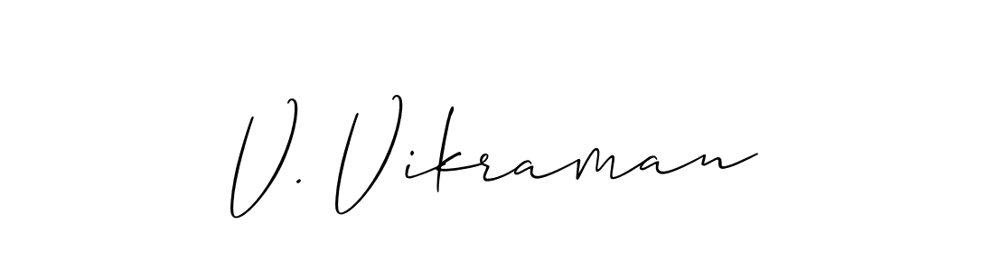 Similarly Allison_Script is the best handwritten signature design. Signature creator online .You can use it as an online autograph creator for name V. Vikraman. V. Vikraman signature style 2 images and pictures png