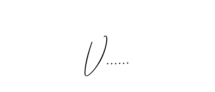 Make a beautiful signature design for name V....... With this signature (Allison_Script) style, you can create a handwritten signature for free. V...... signature style 2 images and pictures png