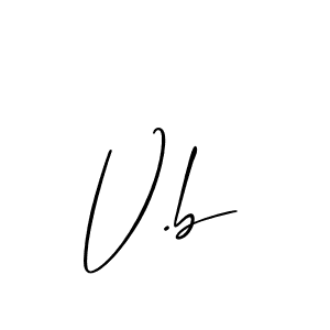 You can use this online signature creator to create a handwritten signature for the name V.b. This is the best online autograph maker. V.b signature style 2 images and pictures png