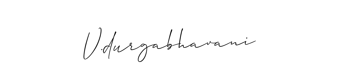 Make a beautiful signature design for name V.durgabhavani. Use this online signature maker to create a handwritten signature for free. V.durgabhavani signature style 2 images and pictures png