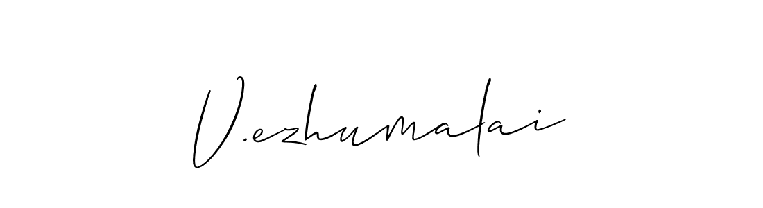 See photos of V.ezhumalai official signature by Spectra . Check more albums & portfolios. Read reviews & check more about Allison_Script font. V.ezhumalai signature style 2 images and pictures png