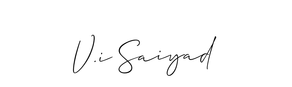 Here are the top 10 professional signature styles for the name V.i Saiyad. These are the best autograph styles you can use for your name. V.i Saiyad signature style 2 images and pictures png