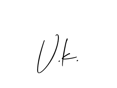 V.k. stylish signature style. Best Handwritten Sign (Allison_Script) for my name. Handwritten Signature Collection Ideas for my name V.k.. V.k. signature style 2 images and pictures png