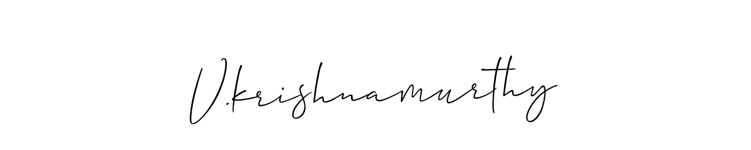 Check out images of Autograph of V.krishnamurthy name. Actor V.krishnamurthy Signature Style. Allison_Script is a professional sign style online. V.krishnamurthy signature style 2 images and pictures png