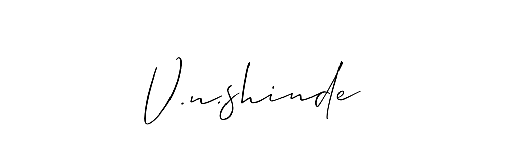 Make a short V.n.shinde signature style. Manage your documents anywhere anytime using Allison_Script. Create and add eSignatures, submit forms, share and send files easily. V.n.shinde signature style 2 images and pictures png