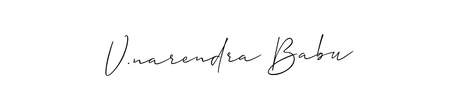 Here are the top 10 professional signature styles for the name V.narendra Babu. These are the best autograph styles you can use for your name. V.narendra Babu signature style 2 images and pictures png