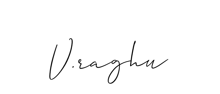 Make a short V.raghu signature style. Manage your documents anywhere anytime using Allison_Script. Create and add eSignatures, submit forms, share and send files easily. V.raghu signature style 2 images and pictures png