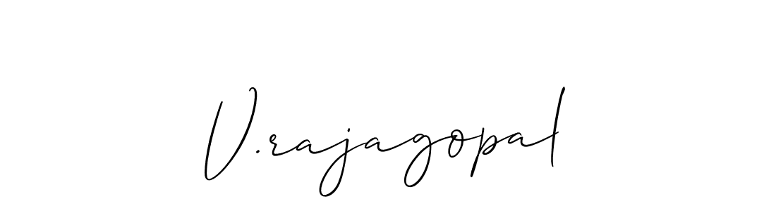 V.rajagopal stylish signature style. Best Handwritten Sign (Allison_Script) for my name. Handwritten Signature Collection Ideas for my name V.rajagopal. V.rajagopal signature style 2 images and pictures png