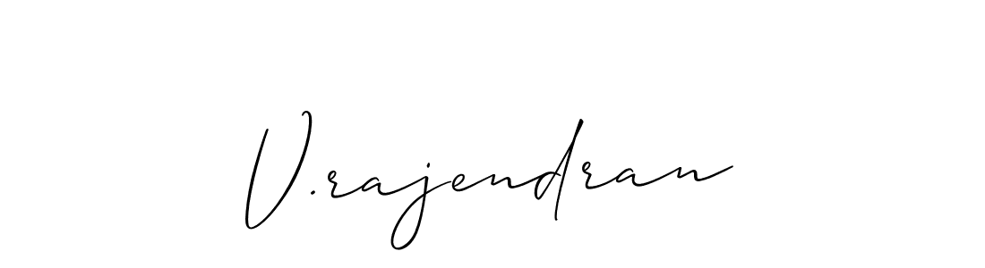 Make a short V.rajendran signature style. Manage your documents anywhere anytime using Allison_Script. Create and add eSignatures, submit forms, share and send files easily. V.rajendran signature style 2 images and pictures png