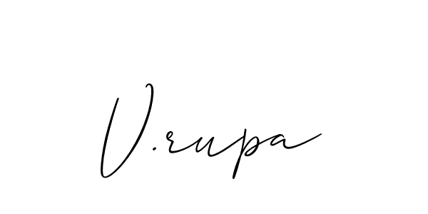 Make a beautiful signature design for name V.rupa. Use this online signature maker to create a handwritten signature for free. V.rupa signature style 2 images and pictures png