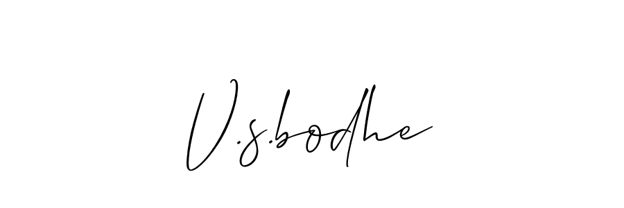 You can use this online signature creator to create a handwritten signature for the name V.s.bodhe. This is the best online autograph maker. V.s.bodhe signature style 2 images and pictures png