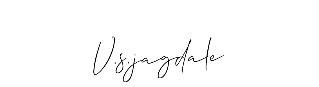 Once you've used our free online signature maker to create your best signature Allison_Script style, it's time to enjoy all of the benefits that V.s.jagdale name signing documents. V.s.jagdale signature style 2 images and pictures png