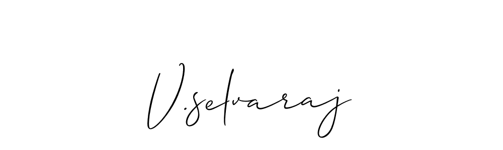 Make a beautiful signature design for name V.selvaraj. Use this online signature maker to create a handwritten signature for free. V.selvaraj signature style 2 images and pictures png