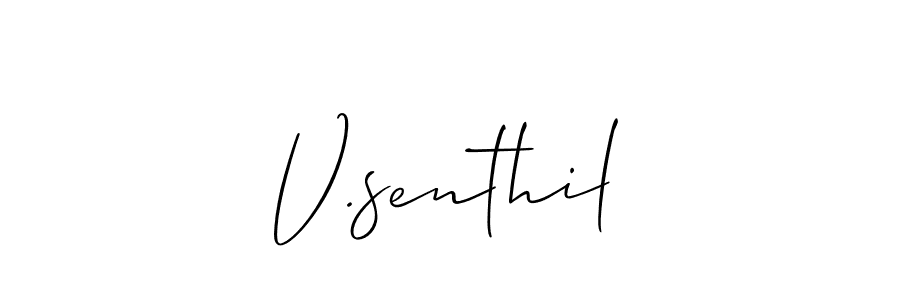 You can use this online signature creator to create a handwritten signature for the name V.senthil. This is the best online autograph maker. V.senthil signature style 2 images and pictures png