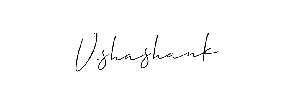 Best and Professional Signature Style for V.shashank. Allison_Script Best Signature Style Collection. V.shashank signature style 2 images and pictures png