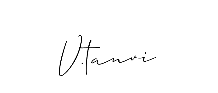 You can use this online signature creator to create a handwritten signature for the name V.tanvi. This is the best online autograph maker. V.tanvi signature style 2 images and pictures png