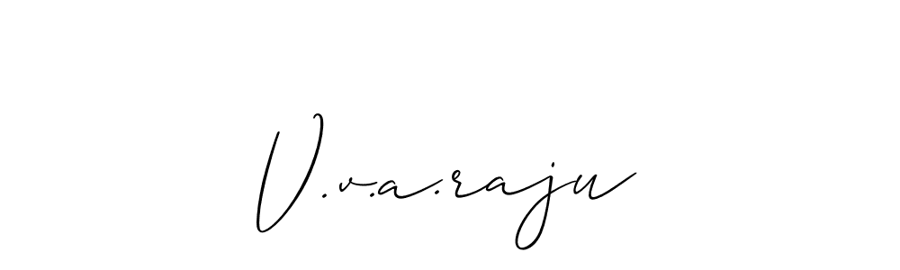 Make a beautiful signature design for name V.v.a.raju. Use this online signature maker to create a handwritten signature for free. V.v.a.raju signature style 2 images and pictures png