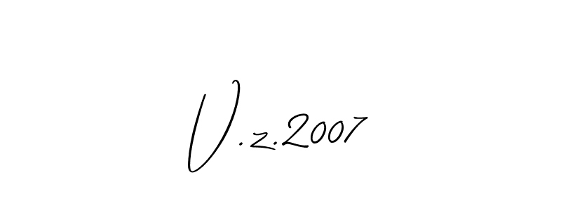 Make a short V.z.2007 signature style. Manage your documents anywhere anytime using Allison_Script. Create and add eSignatures, submit forms, share and send files easily. V.z.2007 signature style 2 images and pictures png