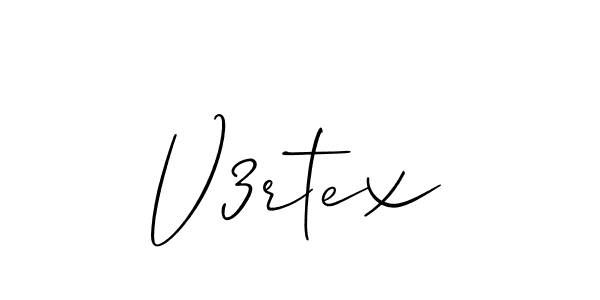 Make a beautiful signature design for name V3rtex. Use this online signature maker to create a handwritten signature for free. V3rtex signature style 2 images and pictures png