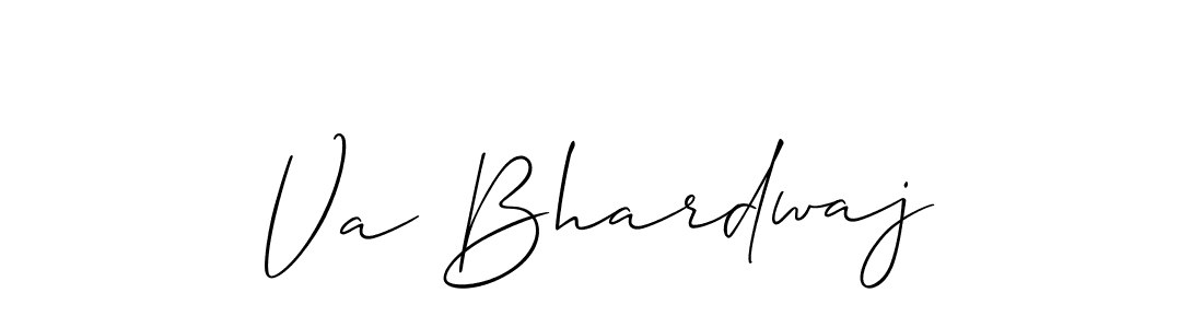 Make a beautiful signature design for name Va Bhardwaj. With this signature (Allison_Script) style, you can create a handwritten signature for free. Va Bhardwaj signature style 2 images and pictures png