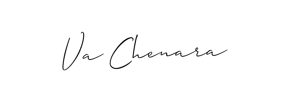 Allison_Script is a professional signature style that is perfect for those who want to add a touch of class to their signature. It is also a great choice for those who want to make their signature more unique. Get Va Chenara name to fancy signature for free. Va Chenara signature style 2 images and pictures png