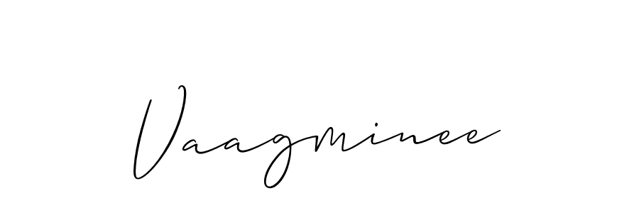 Also we have Vaagminee name is the best signature style. Create professional handwritten signature collection using Allison_Script autograph style. Vaagminee signature style 2 images and pictures png