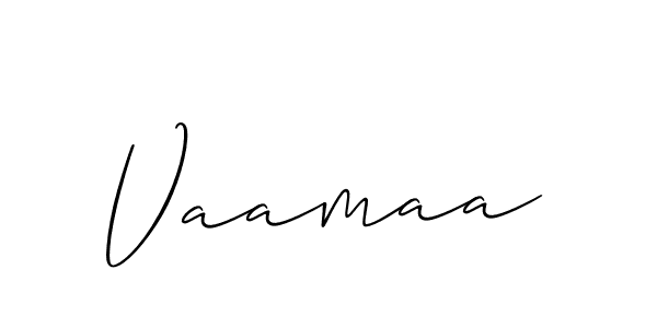 How to make Vaamaa name signature. Use Allison_Script style for creating short signs online. This is the latest handwritten sign. Vaamaa signature style 2 images and pictures png