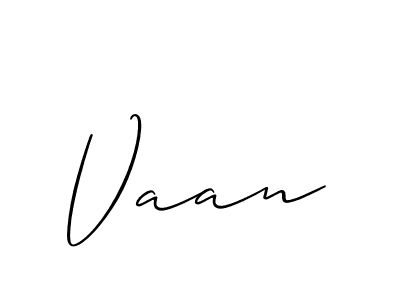 You should practise on your own different ways (Allison_Script) to write your name (Vaan) in signature. don't let someone else do it for you. Vaan signature style 2 images and pictures png