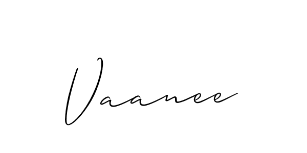 How to Draw Vaanee signature style? Allison_Script is a latest design signature styles for name Vaanee. Vaanee signature style 2 images and pictures png