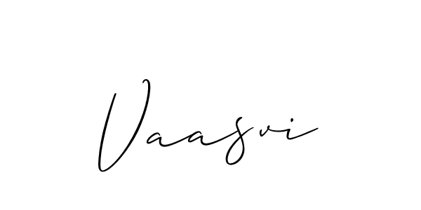 You should practise on your own different ways (Allison_Script) to write your name (Vaasvi) in signature. don't let someone else do it for you. Vaasvi signature style 2 images and pictures png