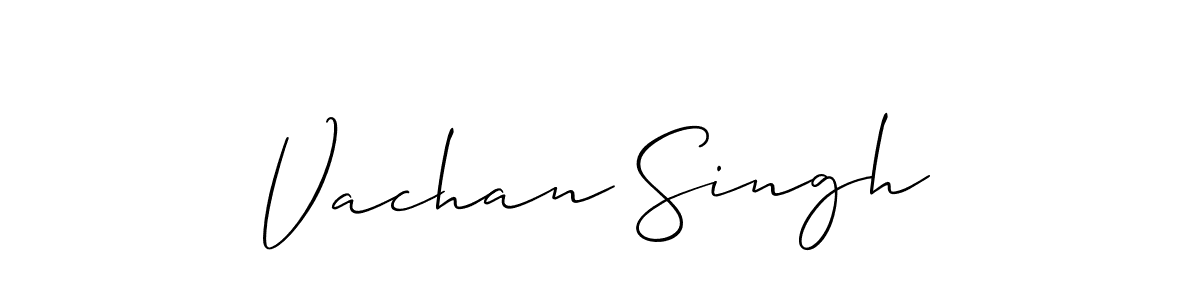 Make a short Vachan Singh signature style. Manage your documents anywhere anytime using Allison_Script. Create and add eSignatures, submit forms, share and send files easily. Vachan Singh signature style 2 images and pictures png