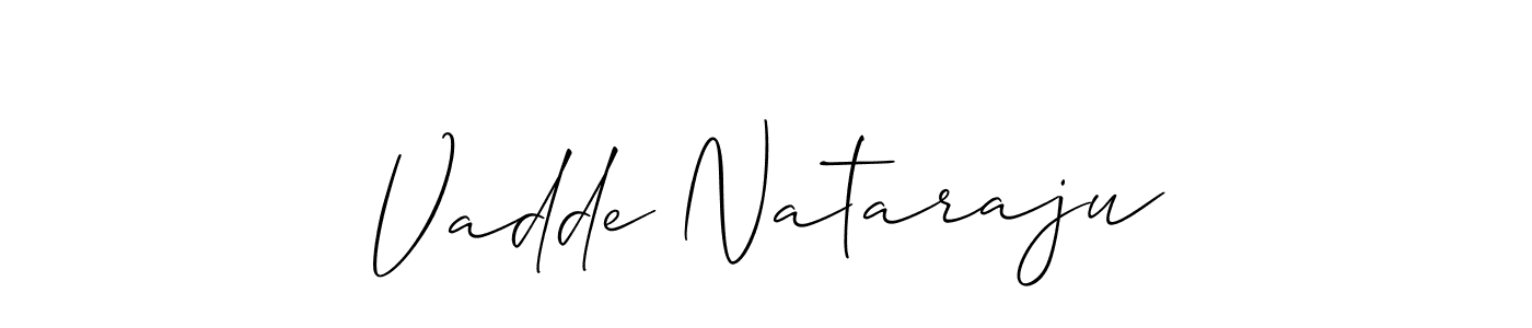 if you are searching for the best signature style for your name Vadde Nataraju. so please give up your signature search. here we have designed multiple signature styles  using Allison_Script. Vadde Nataraju signature style 2 images and pictures png
